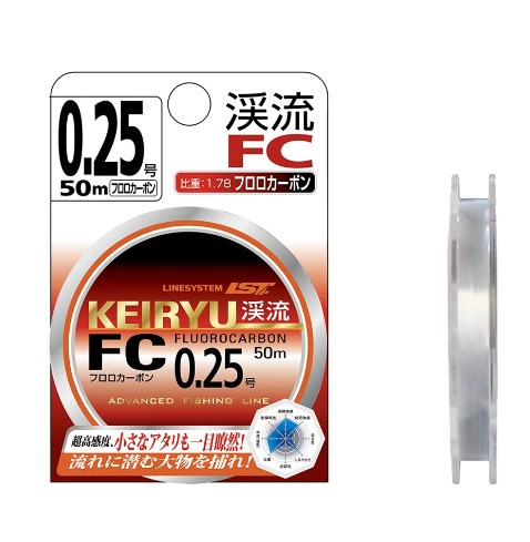 Флюорокарбон LINESYSTEM Keiryu FC 50m 0,25 (0,083mm) купить c доставкой