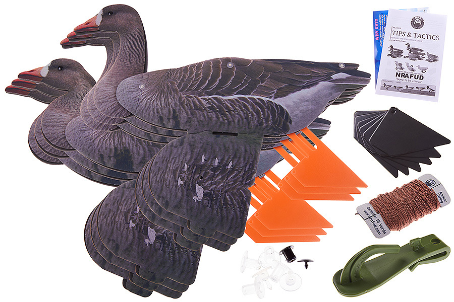 Набор гусей NRA FUD белый Front Goose (Белолобый) RU-WF (set-6pcs) купить c доставкой
