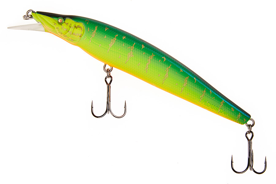 Воблер ADUSTA Jerk Spiker 130SP 19гр, 004 Hot Tiger купить c доставкой