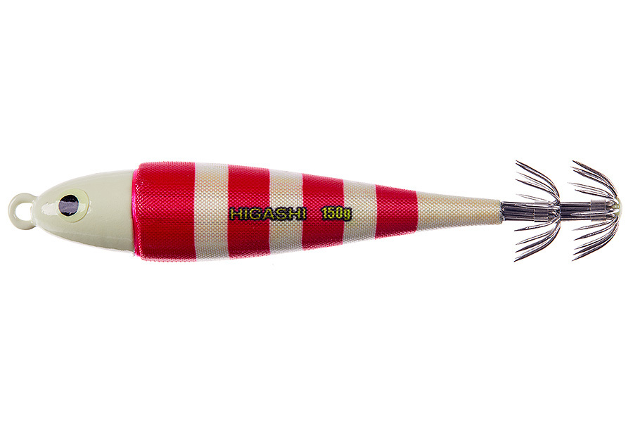Кальмарница HIGASHI Squid Cloth sinker 150g, 01 Blue Pink-Zebra Glow купить c доставкой