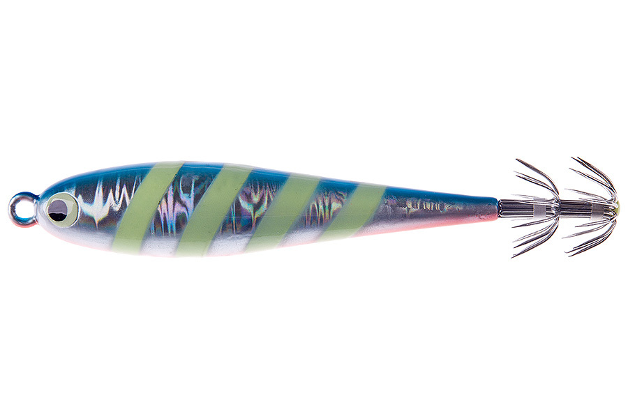 Кальмарница HIGASHI Squid Paint sinker 150g, 01 Blue Pink-Zebra Glow купить c доставкой