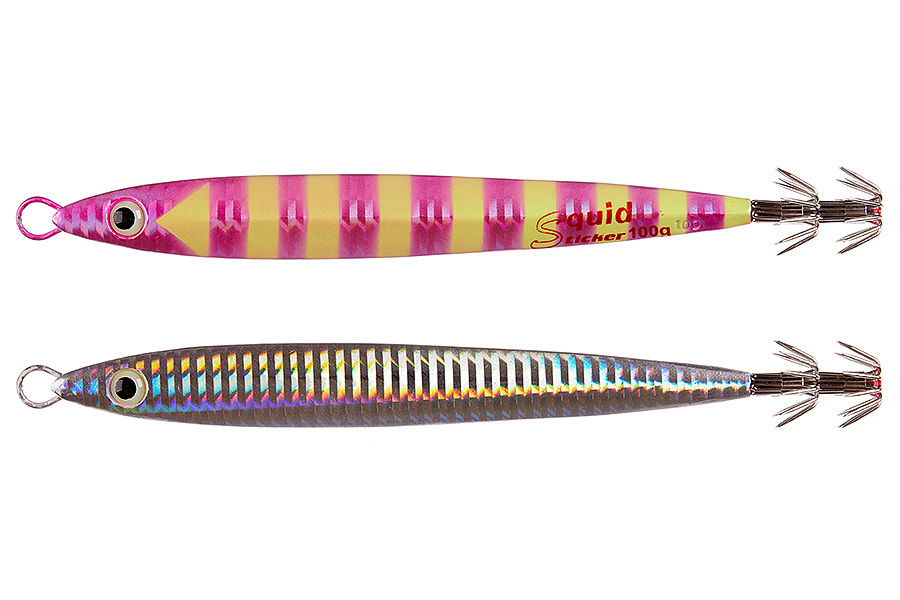 Кальмарница ASARI Squid Sticker 125гр, 01 Pink-Lumo купить c доставкой