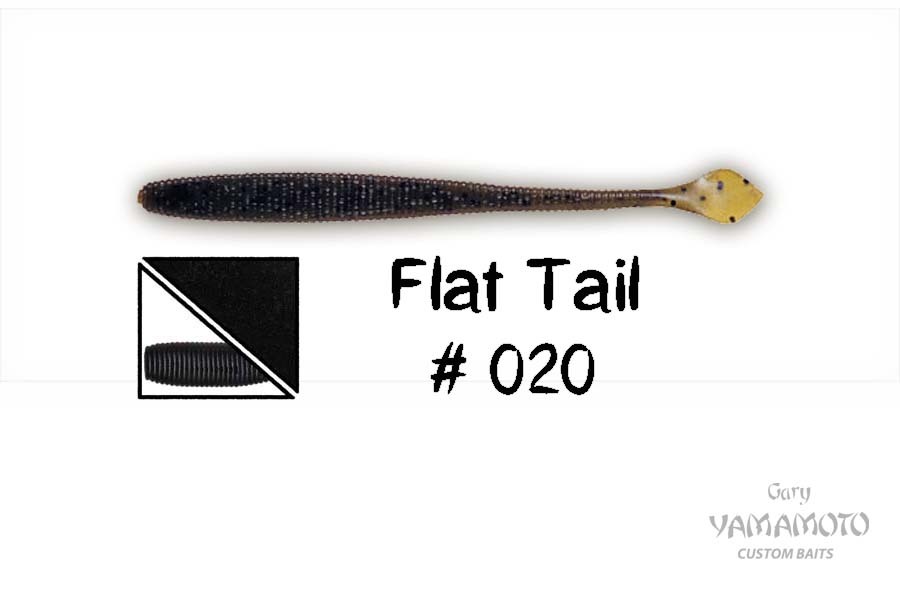 Приманка GARY YAMAMOTO Flat Tail 4.5