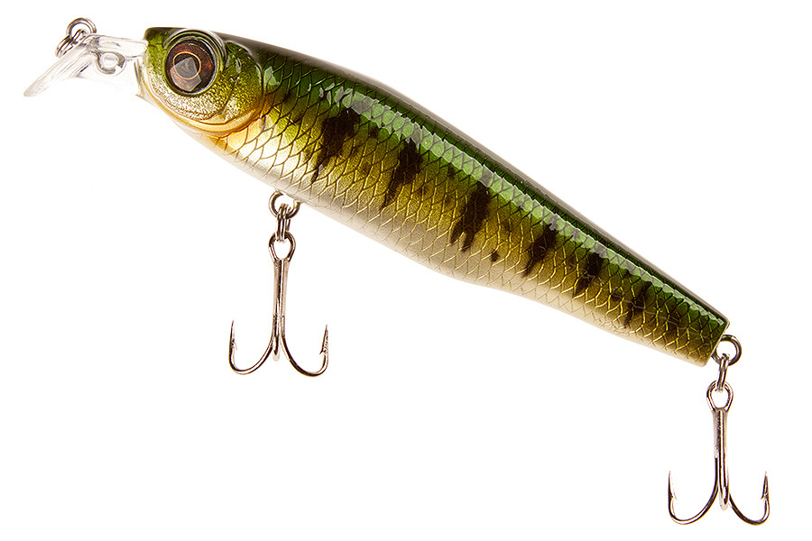 Воблер ADUSTA Twitch Shiner Liner 90F 12гр, 021 желтый Perch купить c доставкой