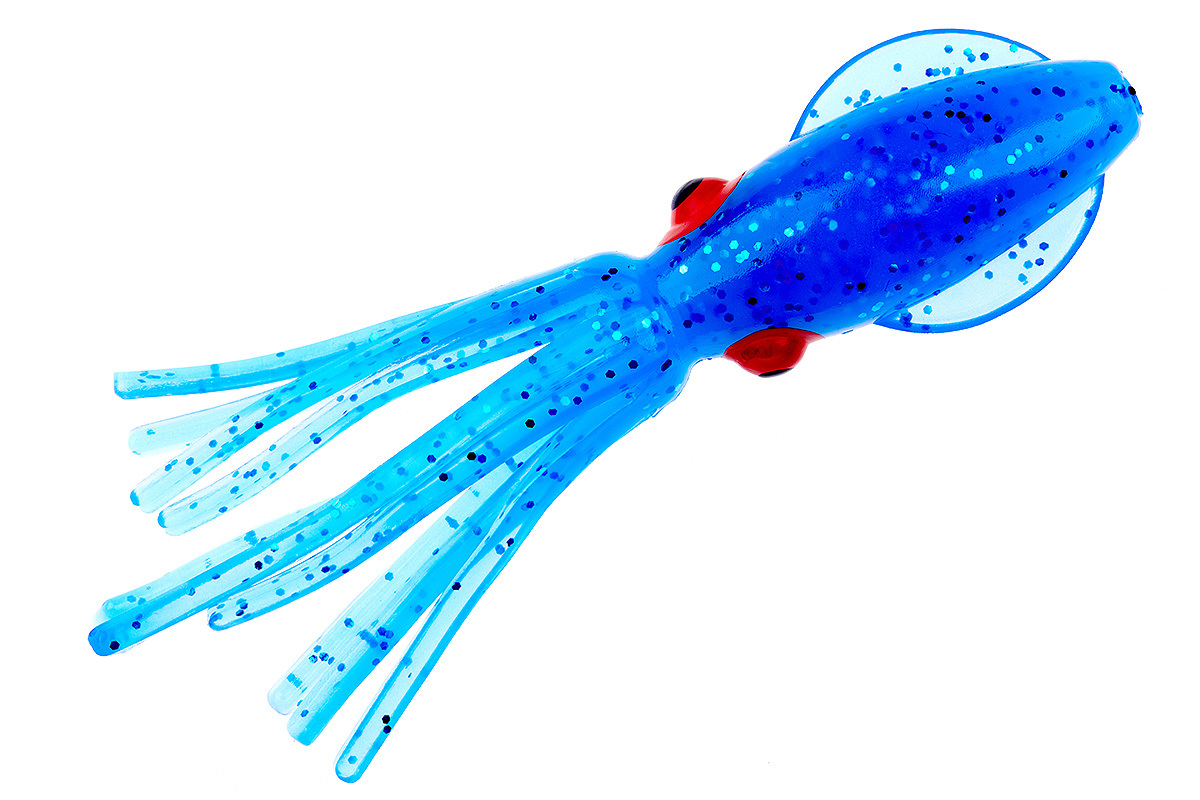 Приманки HIGASHI Squid 11 03 (Blue - Blue flakes) купить c доставкой
