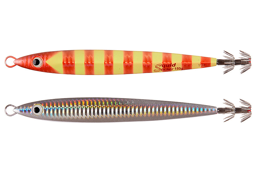 Кальмарница ASARI Squid Sticker 150гр, 04 Orange-Lumo купить c доставкой