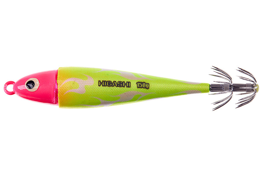 Кальмарница HIGASHI Squid Cloth sinker 150g, 05 Neon Fireman купить c доставкой