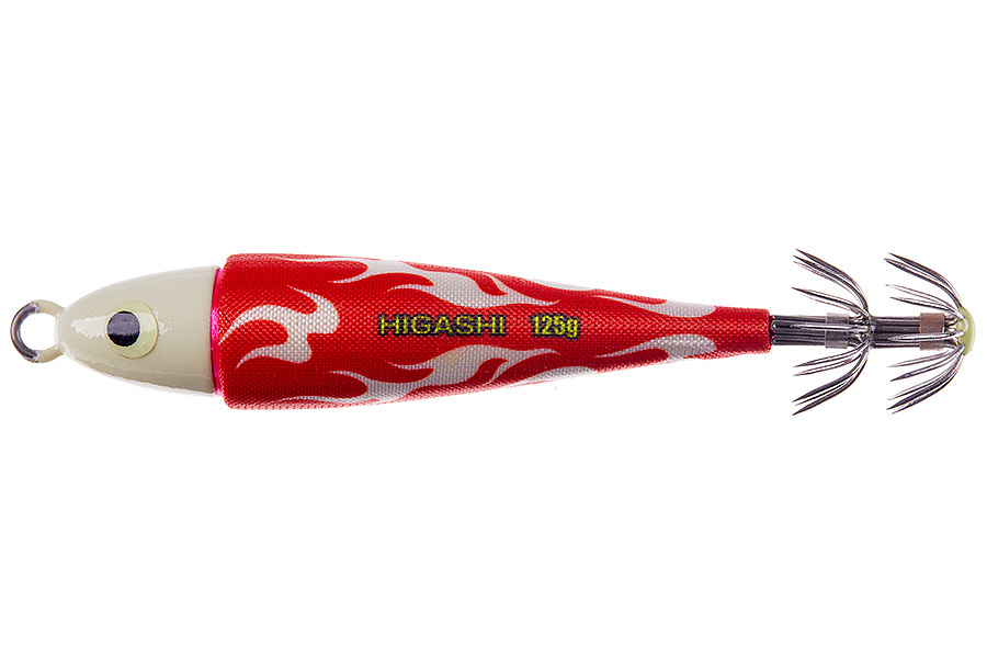Кальмарница HIGASHI Squid Cloth sinker 125g, 06 Hot Fireman купить c доставкой