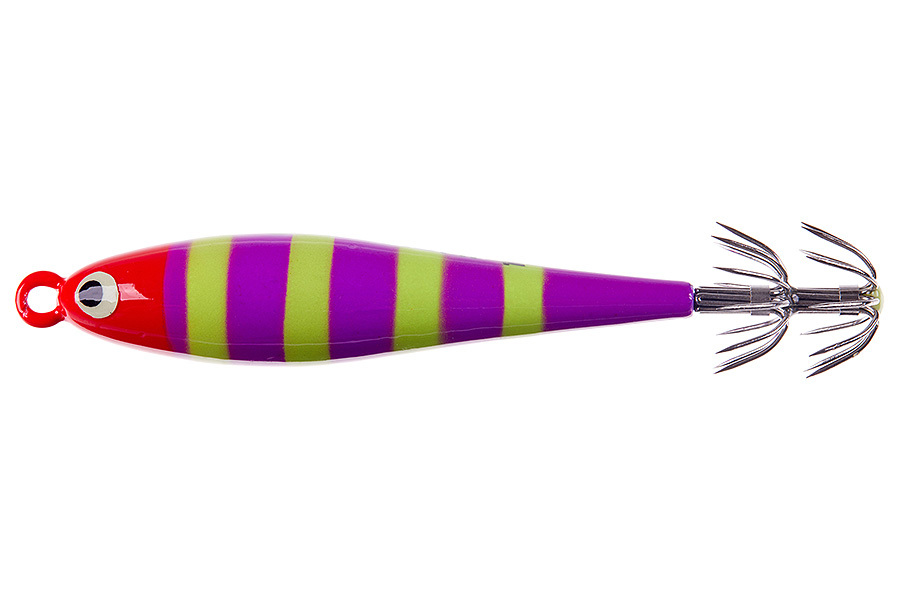 Кальмарница HIGASHI Squid Paint sinker 100g, 06 Zebra Head купить c доставкой