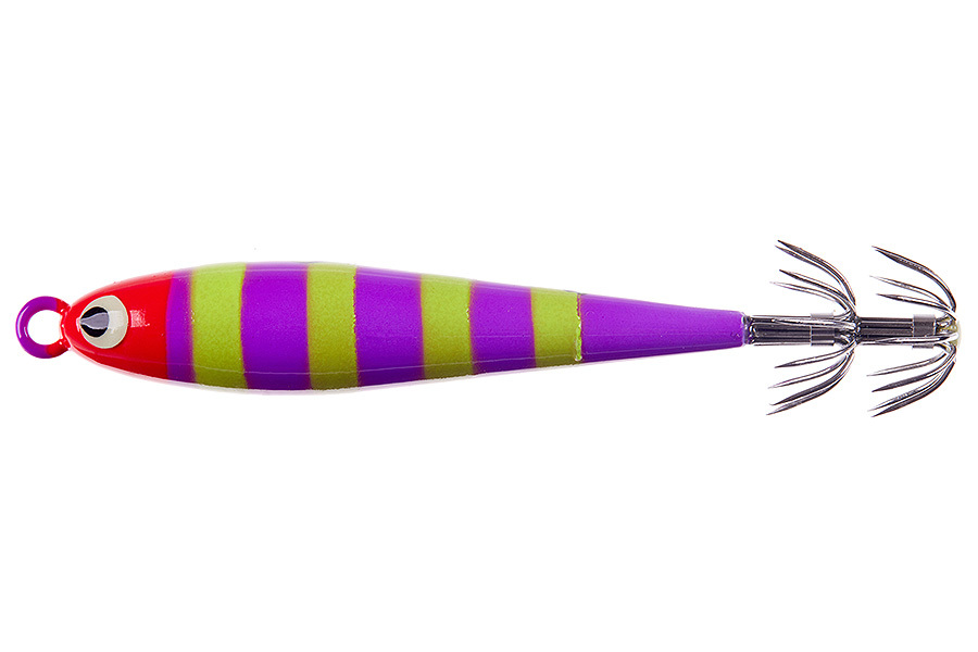 Кальмарница HIGASHI Squid Paint sinker 80g, 06 Zebra Head купить c доставкой