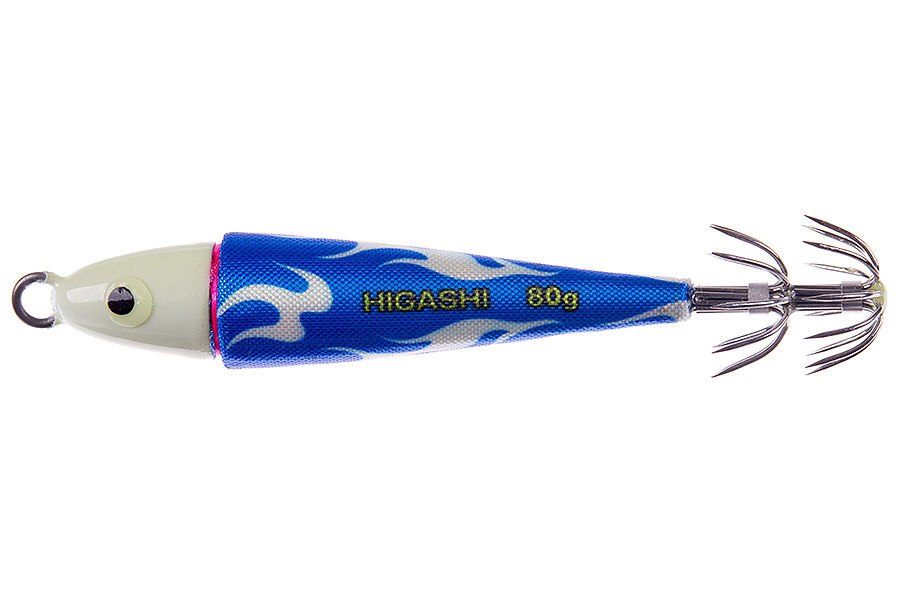 Кальмарница HIGASHI Squid Cloth sinker 80g, 07 Aqua Fireman купить c доставкой