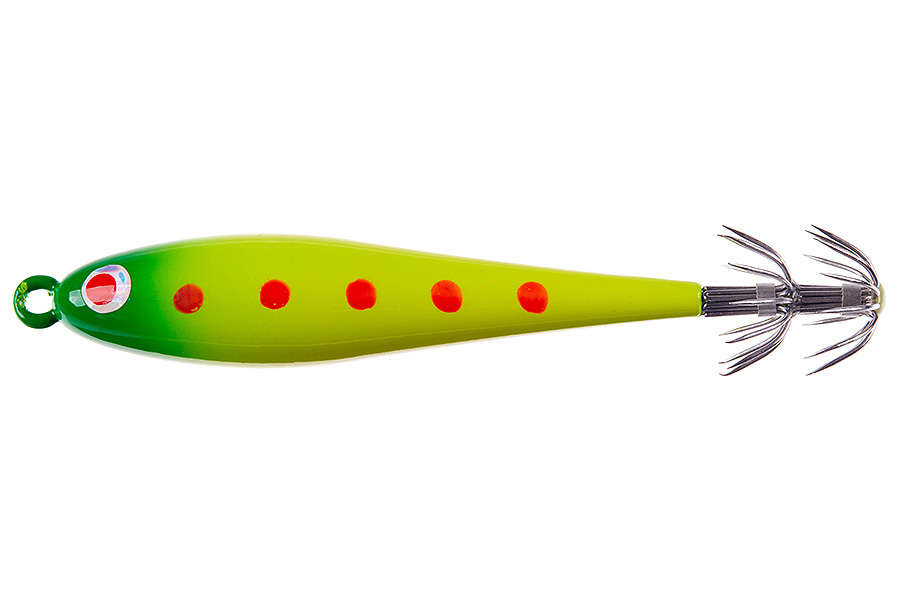 Кальмарница HIGASHI Squid Paint sinker 125g, 07 Green Head купить c доставкой
