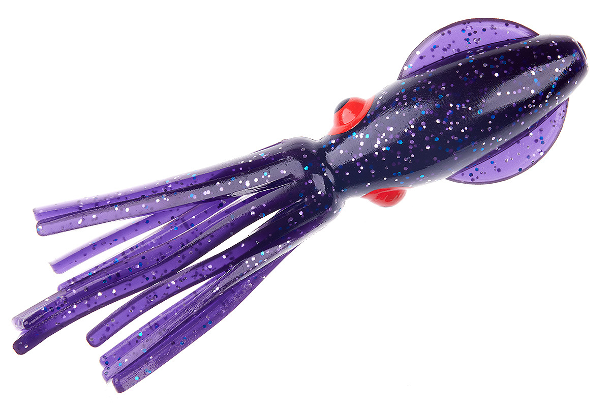 Приманки HIGASHI Squid 11 (set-10pcs),  07 (Puple - Blue-серебристый flakes) купить c доставкой