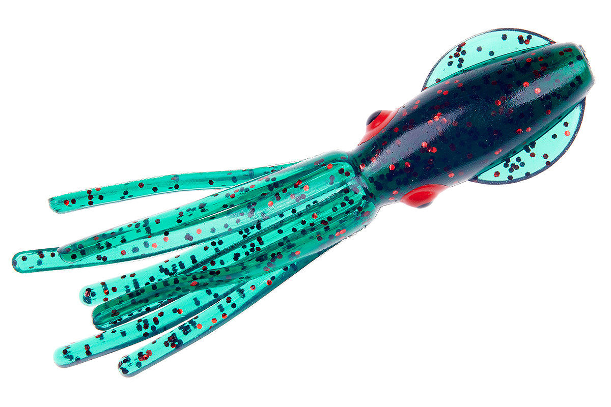 Приманки HIGASHI Squid 7 08 (Emerald зеленый - Red flakes)) купить c доставкой