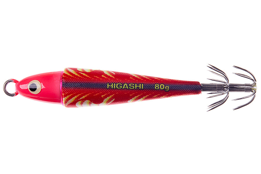 Кальмарница HIGASHI Squid Cloth sinker 80g, 08 Red Shad купить c доставкой
