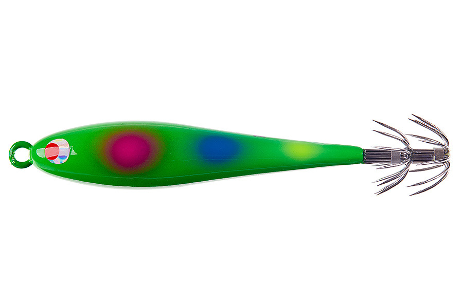 Кальмарница HIGASHI Squid Paint sinker 125g, 08 Spots Glow купить c доставкой