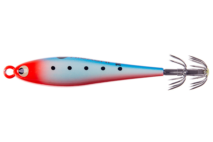 Кальмарница HIGASHI Squid Paint sinker 100g, 10 Clown Red Head купить c доставкой