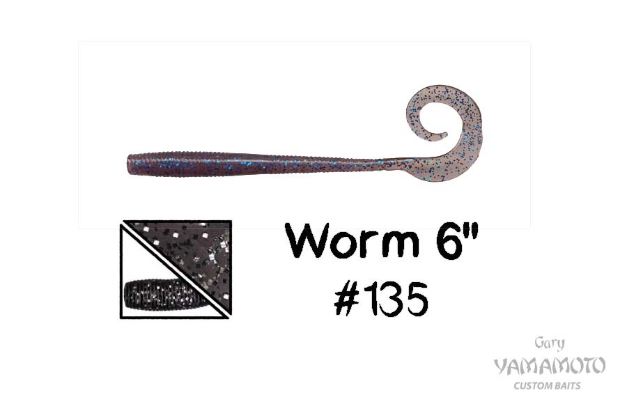 Приманка GARY YAMAMOTO Worm 6