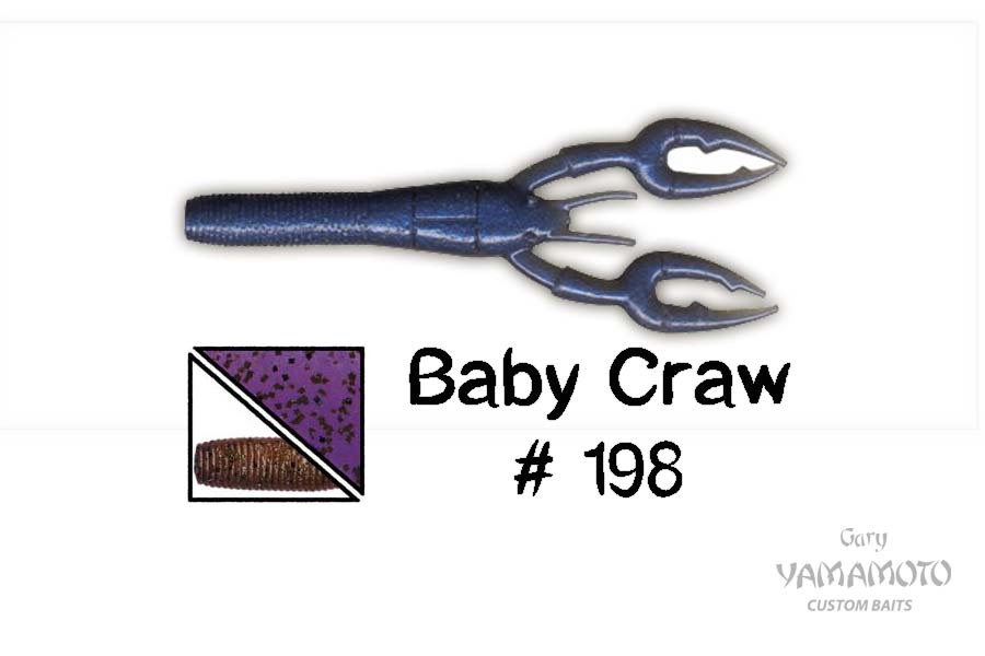 Приманка GARY YAMAMOTO Baby Craw 3.75