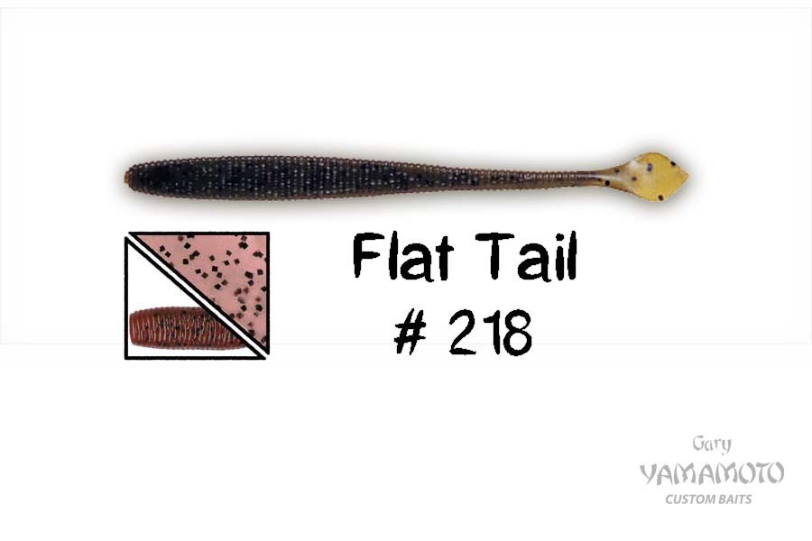 Приманка GARY YAMAMOTO Flat Tail 4.5