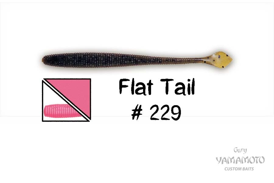 Приманка GARY YAMAMOTO Flat Tail 4.5