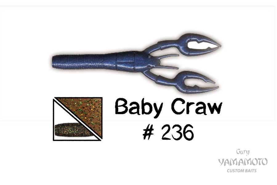 Приманка GARY YAMAMOTO Baby Craw 3.75