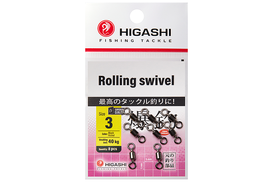 Вертлюг HIGASHI Rolling swivel, 3 купить c доставкой