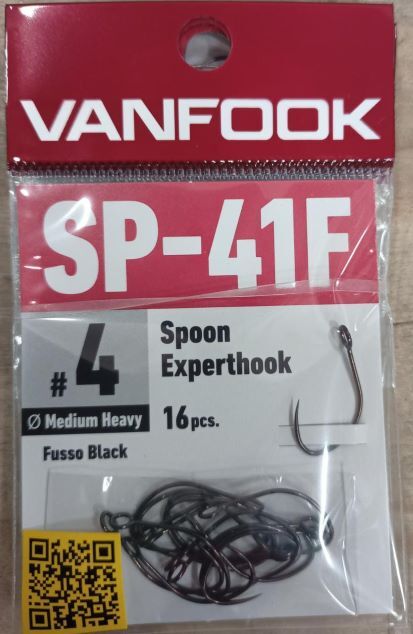 Крючки VANFOOK SP-41F fusso черный, 4 купить c доставкой