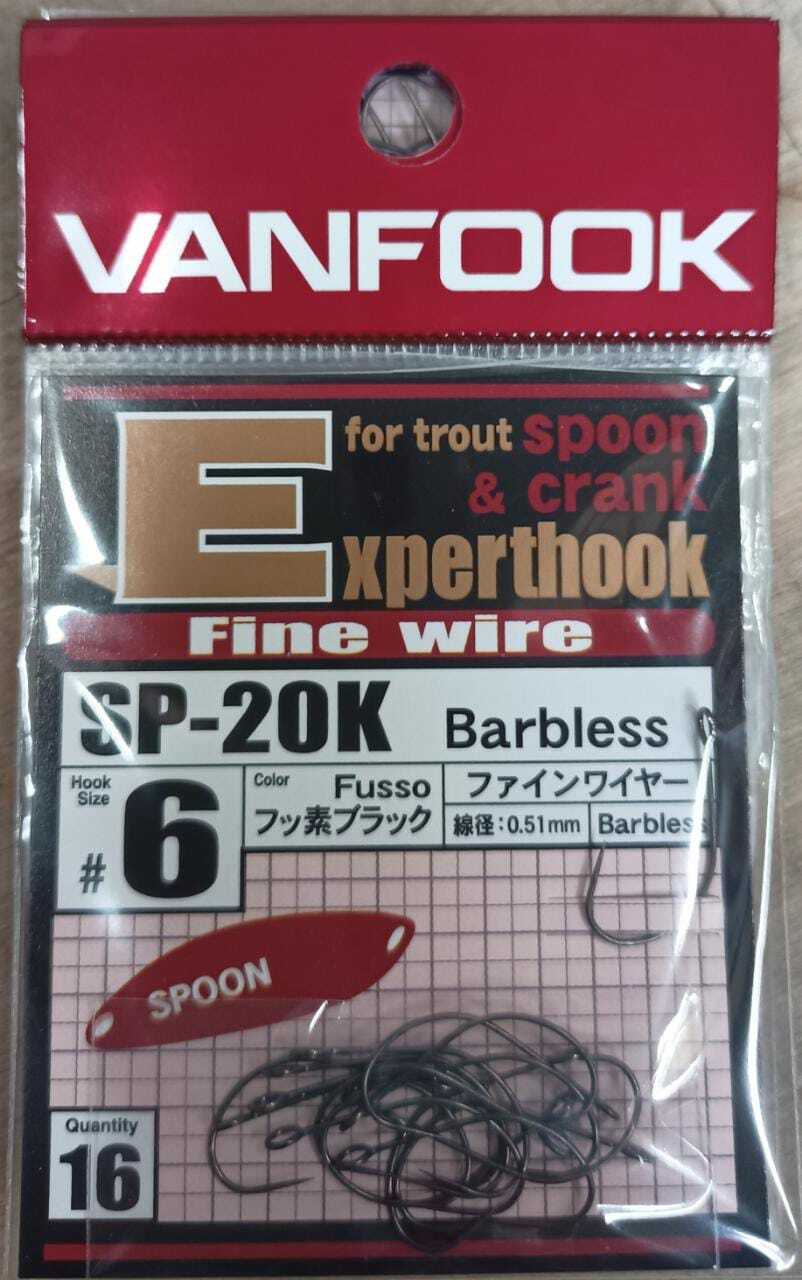 Крючки VANFOOK SP-20K fusso черный, 6 купить c доставкой