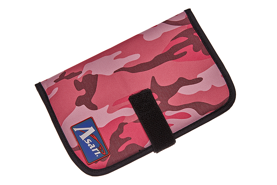 Органайзер ASARI Micro Jigging Bag Double 22 pink camouflage купить c доставкой