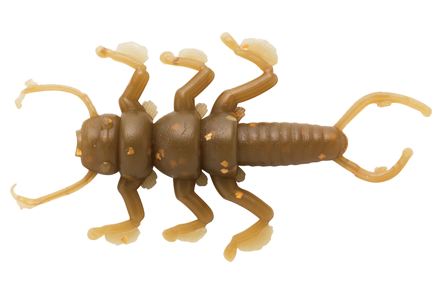 Приманка NIKKO Stonefly Nimphs Onichoro 19мм, Brown Glitter купить c доставкой