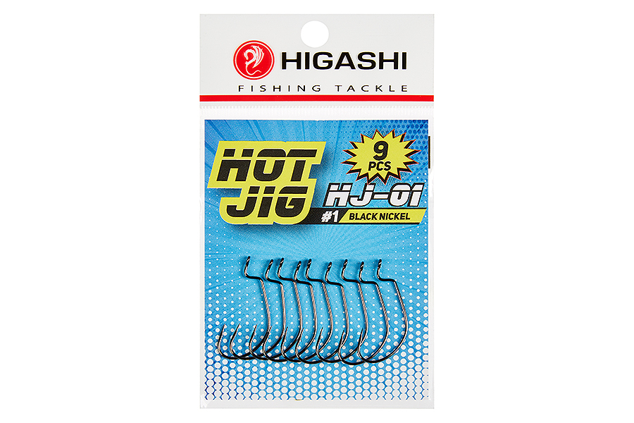 Офсетные крючки HIGASHI Hot Jig HJ-01 1 черный никель купить c доставкой