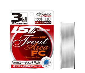 Флюорокарбон LINESYSTEM Trout Area FC 4.0LB (120m) купить c доставкой