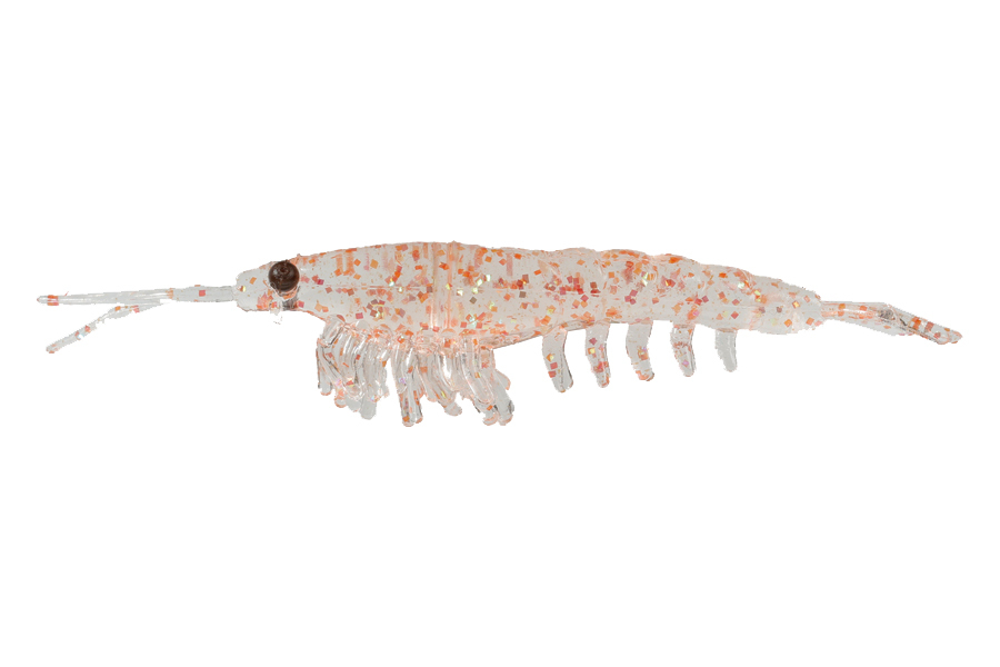 Приманка NIKKO Okiami Shrimp L 58мм, Orange Glitter купить c доставкой