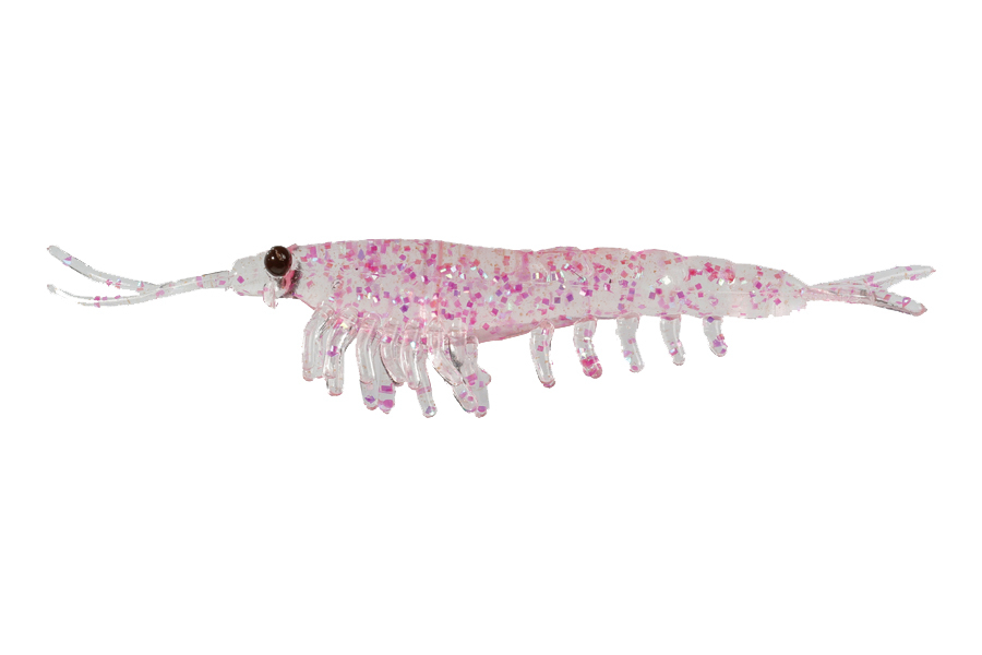 Приманка NIKKO Okiami Shrimp L 58мм, Pink Glitter купить c доставкой