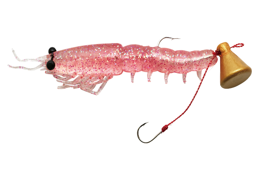 Приманка NIKKO Saruebi Shrimp 100мм 8, Pink Glitter купить c доставкой
