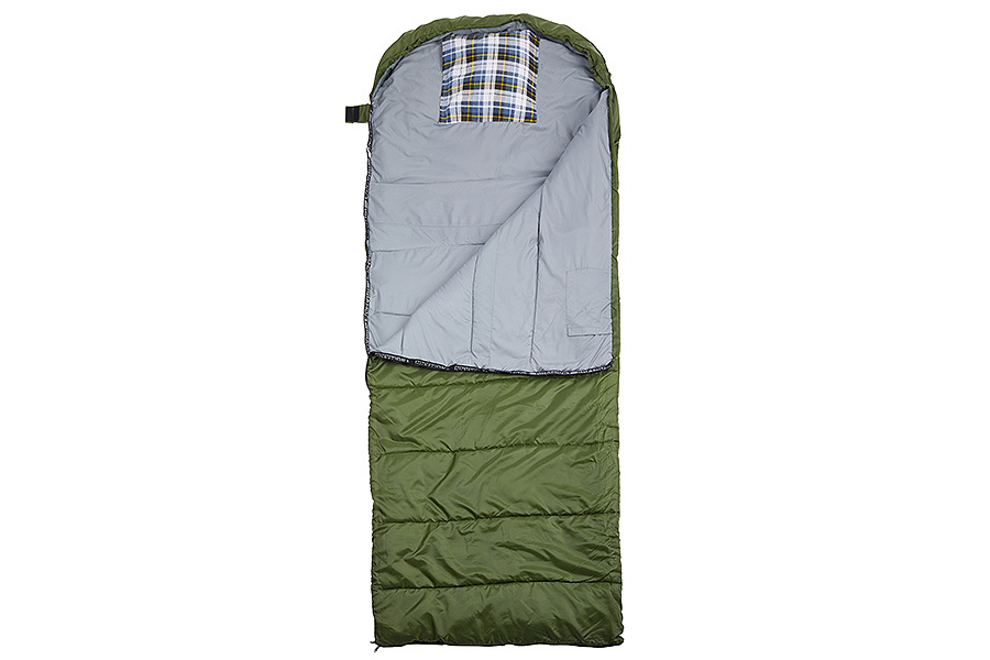 Спальный мешок-одеяло с капюшоном TauMANN Scout,  R (молния справа) купить c доставкой