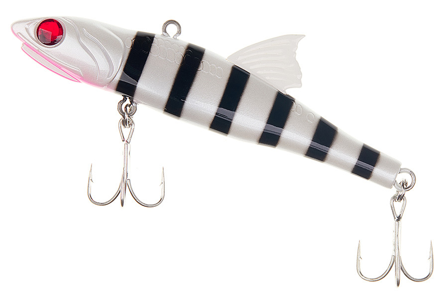 Воблер LITTLE JACK Forma Adict 100mm 32g,  Zebra milk черный купить c доставкой
