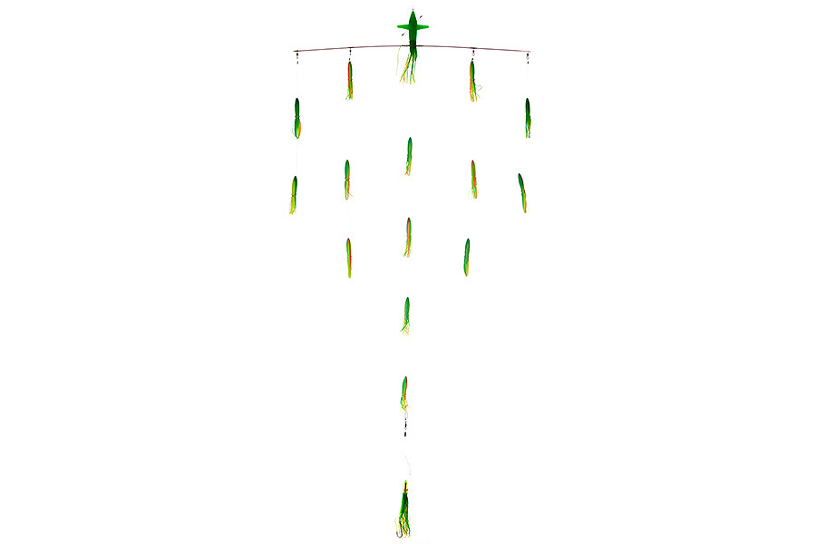 Оснастка для тунца/лакедры HIGASHI 36 Left Direction Flock fish 6 Squid, Zucchini купить c доставкой