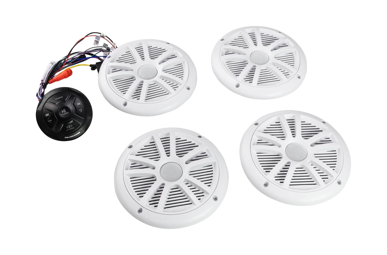 Морская магнитола BOSS MG250W.64 (комплект4) купить c доставкой