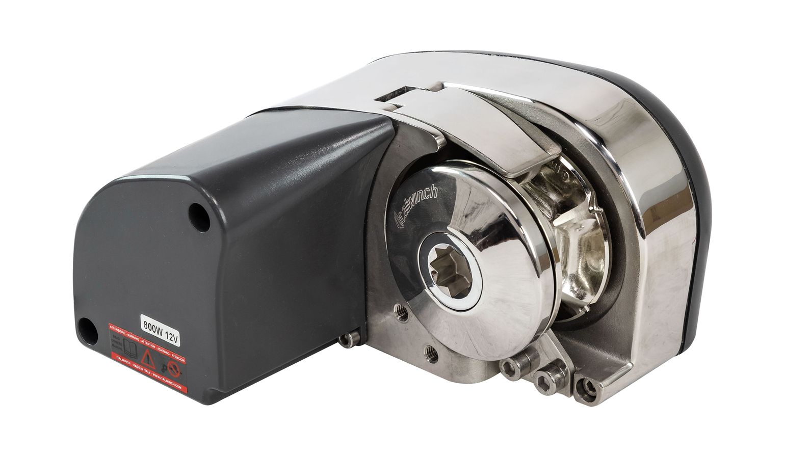 Лебедка якорная Italwinch IKI без барабана, 800Вт, 12В, цепь 6мм купить c доставкой