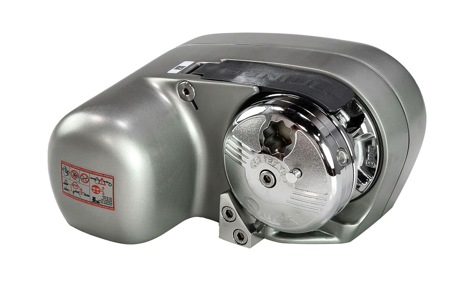 Лебедка якорная Quick Genius GP2 2000F, 12 В, цепь 8мм купить c доставкой