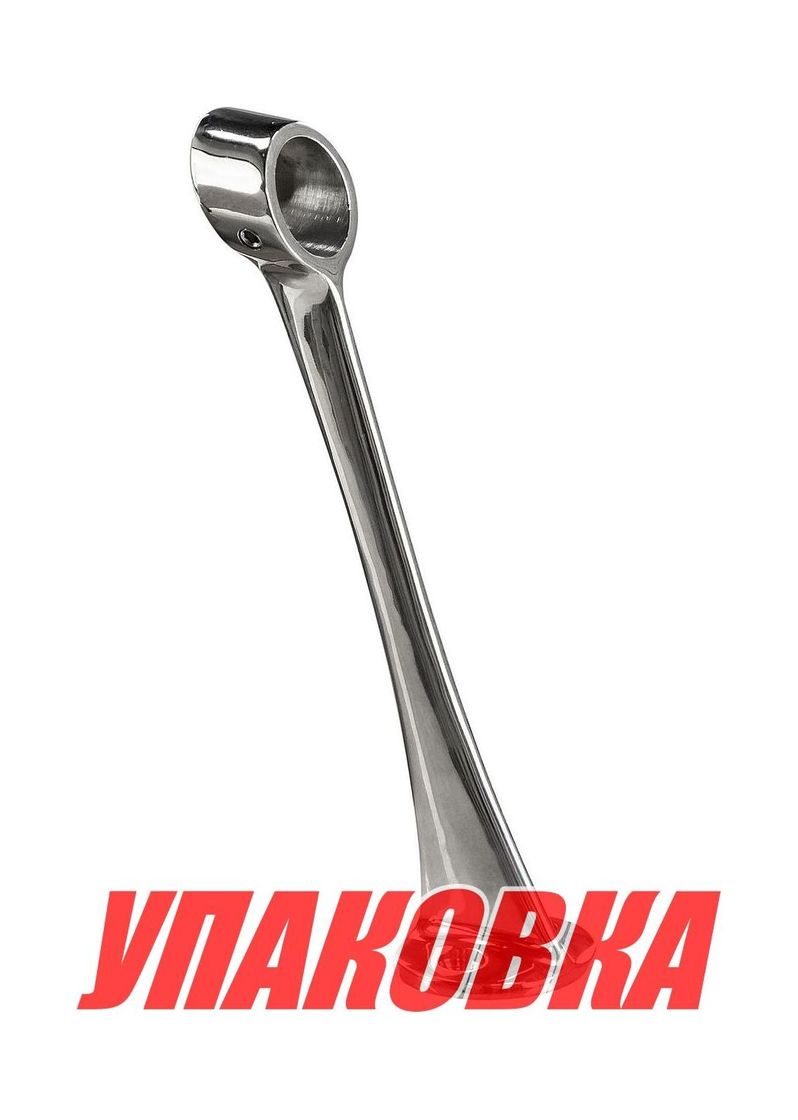 Стойка поручня проходная под трубу 7/8 (22 мм), продольная, высота 152 мм (упаковка из 25 шт.) купить c доставкой